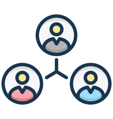 Bağlı kuruluş pazarlama izole vektör simgesi kolayca değiştirme veya Edited olabilir.