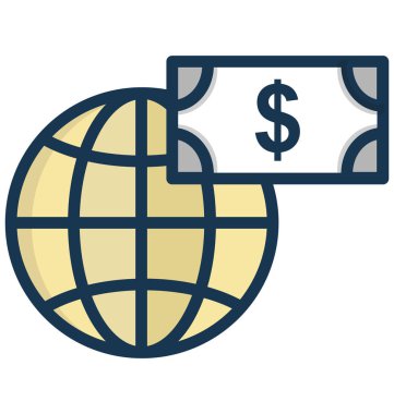 Ekonomi izole vektör simgesi olduğunu kolayca değiştirme veya Edited olabilir.