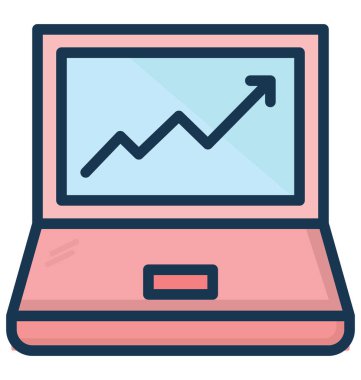 Çizgi grafik izole vektör simge kolayca değiştirme veya Edited olabilir.