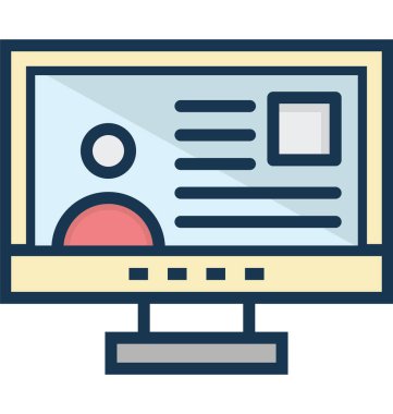 Video ara izole vektör simge kolayca değiştirme veya Edited olabilir.