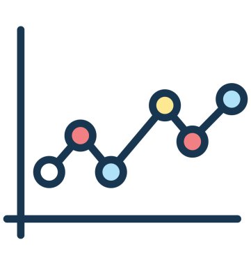 Çizgi grafik izole vektör simge kolayca değiştirme veya Edited olabilir.