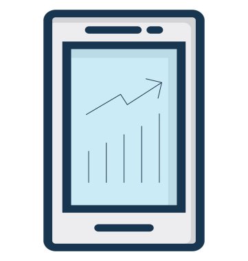 Mobil grafik izole vektör simge kolayca değiştirme veya Edited olabilir.