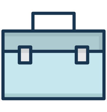 Evrak Çantası'nı izole vektör simgesi olduğunu kolayca değiştirme veya Edited olabilir.