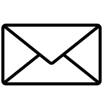 E-posta, zarf izole vektör simgesi, çok kolay olabilir düzenlemek veya değişikliğin. 