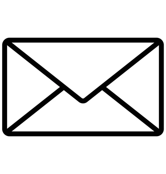 Mail Envelop Geïsoleerde Vector Pictogram Dat Kan Worden Zeer Gemakkelijk — Stockvector