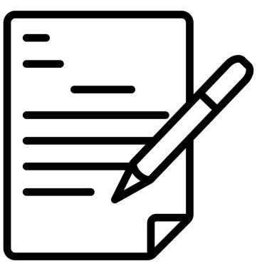 Yazma, izole vektör simgesi, çok kolay olabilir dosyasını Düzenle Düzenle veya değişikliğin. 