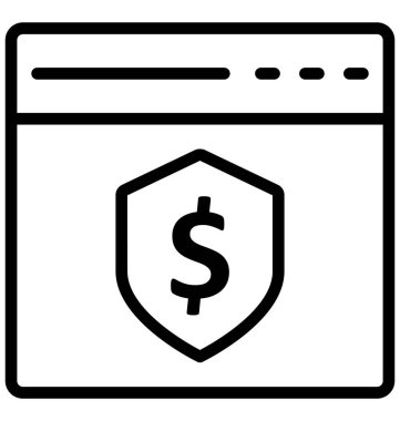 Koruma, Online izole vektör simgesi olduğunu çok kolay düzenlemek olabilir veya değişikliğin. 