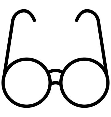 Göz tonları, izole vektör simgesi, çok kolay olabilir gözlük düzenlemek veya değişikliğin. 