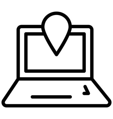 GPS, izole vektör simgesi, çok kolay olabilir konumu Düzenle veya değişikliğin. 