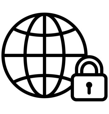 Küre, güvenli izole vektör simge çok kolay düzenlemek veya olabilir değişikliğin. 