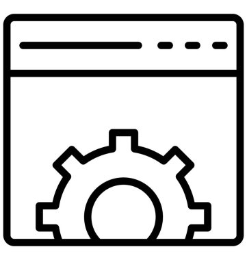 COG, izole vektör simgesi, çok kolay olabilir dişli düzenlemek veya değişikliğin. 