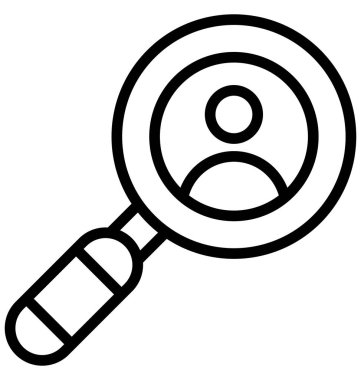 İstihdam arama, izole vektör simgesi olduğunu çok kolay düzenlemek olabilir veya değişikliğin. 