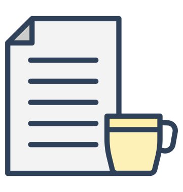 Çay, izole vektör simgesi, çok kolay olabilir kağıt düzenlemek veya değişikliğin. 