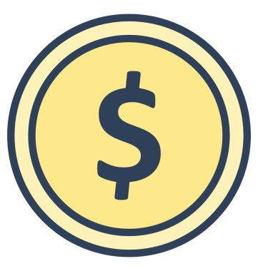 USD, doları izole vektör simgesi olduğunu çok kolay düzenlemek olabilir veya değişikliğin. 