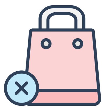  İptal, izole vektör simgesi, çok kolay olabilir çapraz düzenlemek veya değişikliğin. 