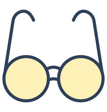 Göz tonları, izole vektör simgesi, çok kolay olabilir gözlük düzenlemek veya değişikliğin. 