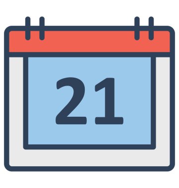 Takvim, çok kolayca yayına hazırlamak olabilir veya değişikliğin izole vektör simge tarih. 