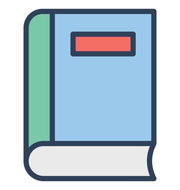  Kitap, kitapçık izole vektör simgesi, çok kolay olabilir düzenlemek veya değişikliğin. 