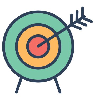 Amaç, izole vektör simgesi, çok kolay olabilir iş düzenlemek veya değişikliğin. 