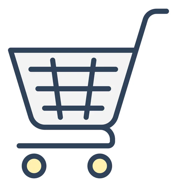 Shop Cart Isolated Vector Icon Can Very Easily Edit Modified — Stock Vector