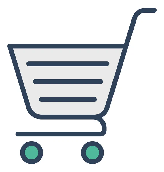 Add Cart Cart Isolated Vector Icon Can Very Easily Edit — Stock Vector