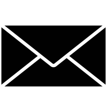 E-posta, zarf izole vektör simgesi, çok kolay olabilir düzenlemek veya değişikliğin. 