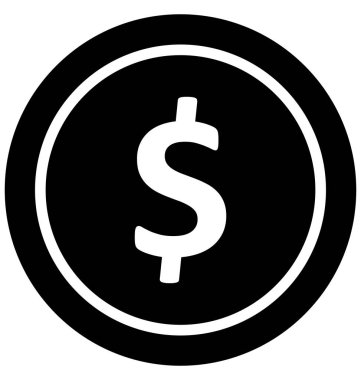 USD, doları izole vektör simgesi olduğunu çok kolay düzenlemek olabilir veya değişikliğin. 