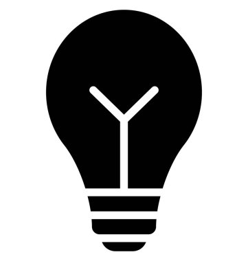 Bolt, ampul izole vektör simge çok kolay düzenlemek veya olabilir değişikliğin. 