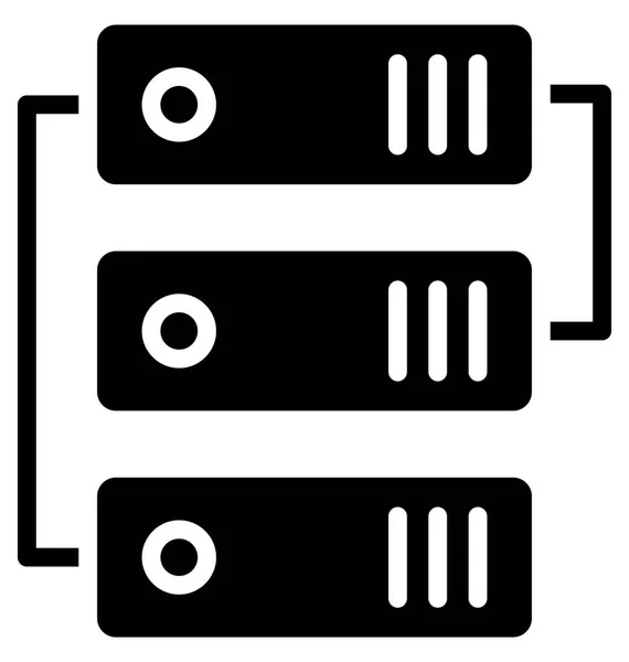 Hosting Geïsoleerde Vector Pictogram Dat Kan Worden Zeer Gemakkelijk Bewerken — Stockvector