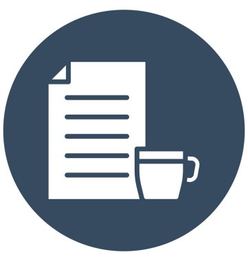 Çay, izole vektör simgesi, çok kolay olabilir kağıt düzenlemek veya değişikliğin. 