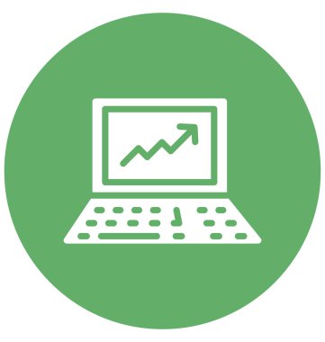 Online grafik, büyüme izole vektör simgesi olduğunu çok kolay düzenlemek olabilir veya değişikliğin. 