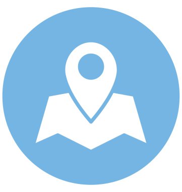 Harita PIN, Gps izole vektör simgesi olduğunu çok kolay düzenlemek olabilir veya değişikliğin. 