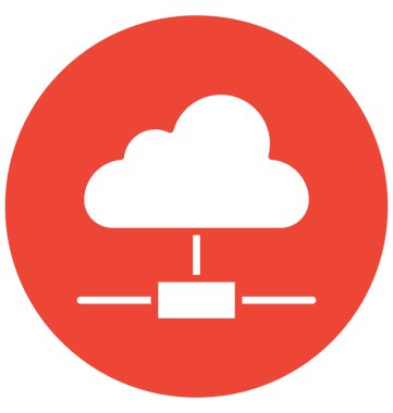 Veri bulut, bulut izole vektör simgesi olduğunu çok kolay düzenlemek olabilir veya değişikliğin. 