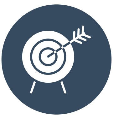 Amaç, izole vektör simgesi, çok kolay olabilir iş düzenlemek veya değişikliğin. 