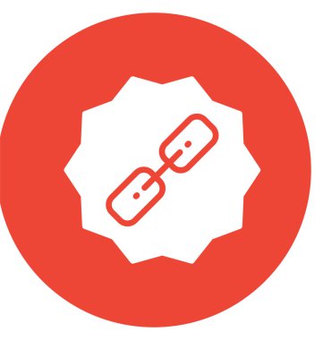 Zinciri, izole vektör simgesi, çok kolay olabilir bağlantı Düzenle veya değişikliğin. 