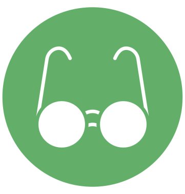 Göz tonları, izole vektör simgesi, çok kolay olabilir gözlük düzenlemek veya değişikliğin. 