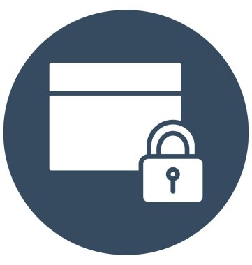 Kilidi, güvenli izole vektör simge çok kolay olabilir ödeme düzenlemek veya değişikliğin. 