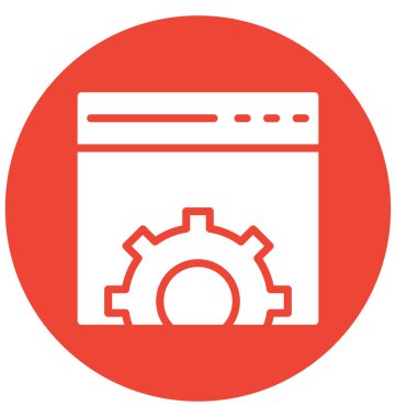 COG, izole vektör simgesi, çok kolay olabilir dişli düzenlemek veya değişikliğin. 