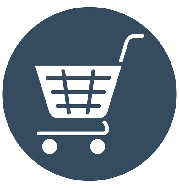 Shop Cart Isolated Vector Icon Can Very Easily Edit Modified — Stock Vector