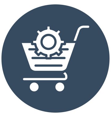 Sepeti, çok kolay olabilir izole vektör simge Düzenle veya değişikliğin. 