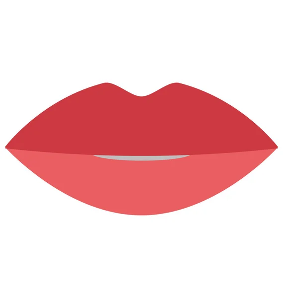 Lèvres Lèvres Beauté Icône Vectorielle Isolée Qui Peut Être Facilement — Image vectorielle