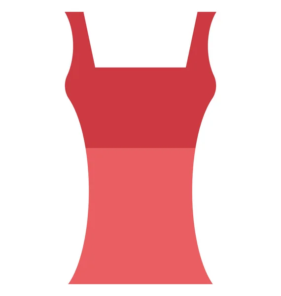 Camisa Top Ropa Mujer Icono Vectorial Aislado Que Puede Modificar — Archivo Imágenes Vectoriales