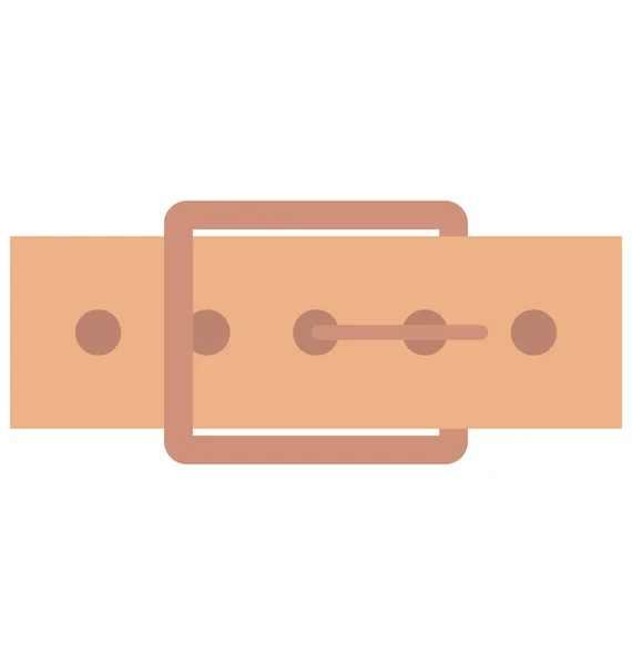 Cinturón Ropa Icono Vectorial Aislado Que Puede Modificar Editar Fácilmente — Archivo Imágenes Vectoriales