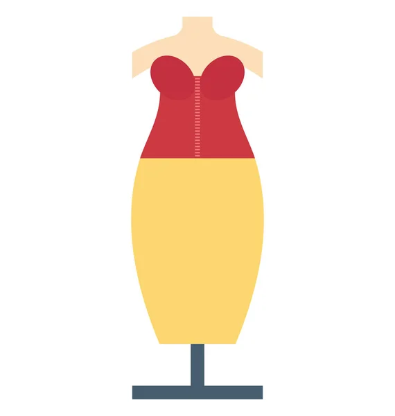 Mannequin Mannequin Isolated Vector Icon Qui Peut Être Facilement Modifié — Image vectorielle