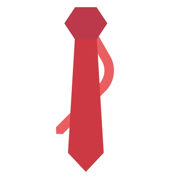 Cravatta Uomo Icona Vettoriale Isolata Che Può Essere Facilmente Modificata — Vettoriale Stock