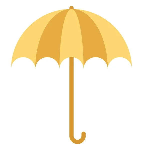 Parasol Protection Isolated Vector Icon Can Easily Modified Edited — Stock Vector