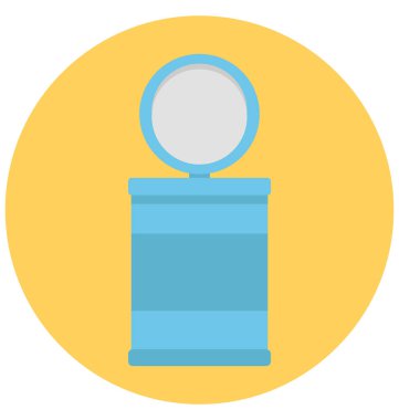 Atma çöp renk izole vektör simgesi olduğunu kolayca yayına hazırlamak olabilir veya değişikliğin.