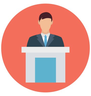 Konuşma renk izole vektör simgesi olduğunu kolayca yayına hazırlamak olabilir veya değişikliğin.