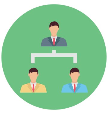 Kolayca Yöneticisi yalýtýlmýþ renk vektör simge Düzenle veya değişikliğin.