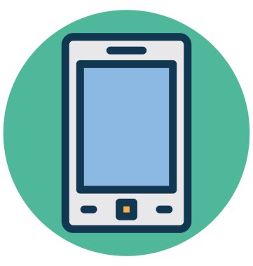 Cep telefonu, mobil kolayca değiştirebilirsiniz izole vektör simge veya Düzenle